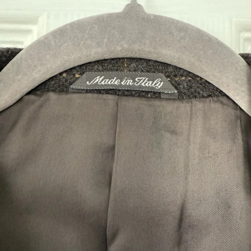 Neiman Marcus Designer Collection 100%Wool Windowpane Sportscoat Blazer 42R